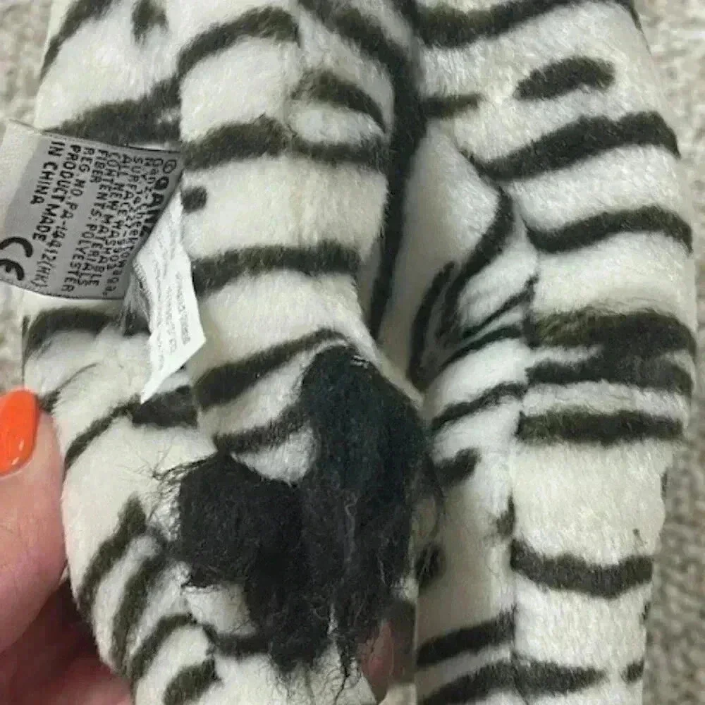 Ganz Signature Black and White Webkinz Zebra No Code - Picture 6 of 9